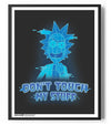Don't Touch My Stuff Poster Posters fra Rick and Morty
