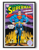 Superman Vintage Comic Book Cover Posters fra Superman