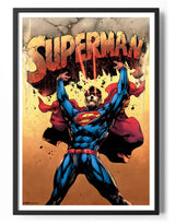 Superman Action Poster Posters fra Superman