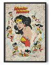 Wonder Woman Retro Poster Posters fra Wonder Woman