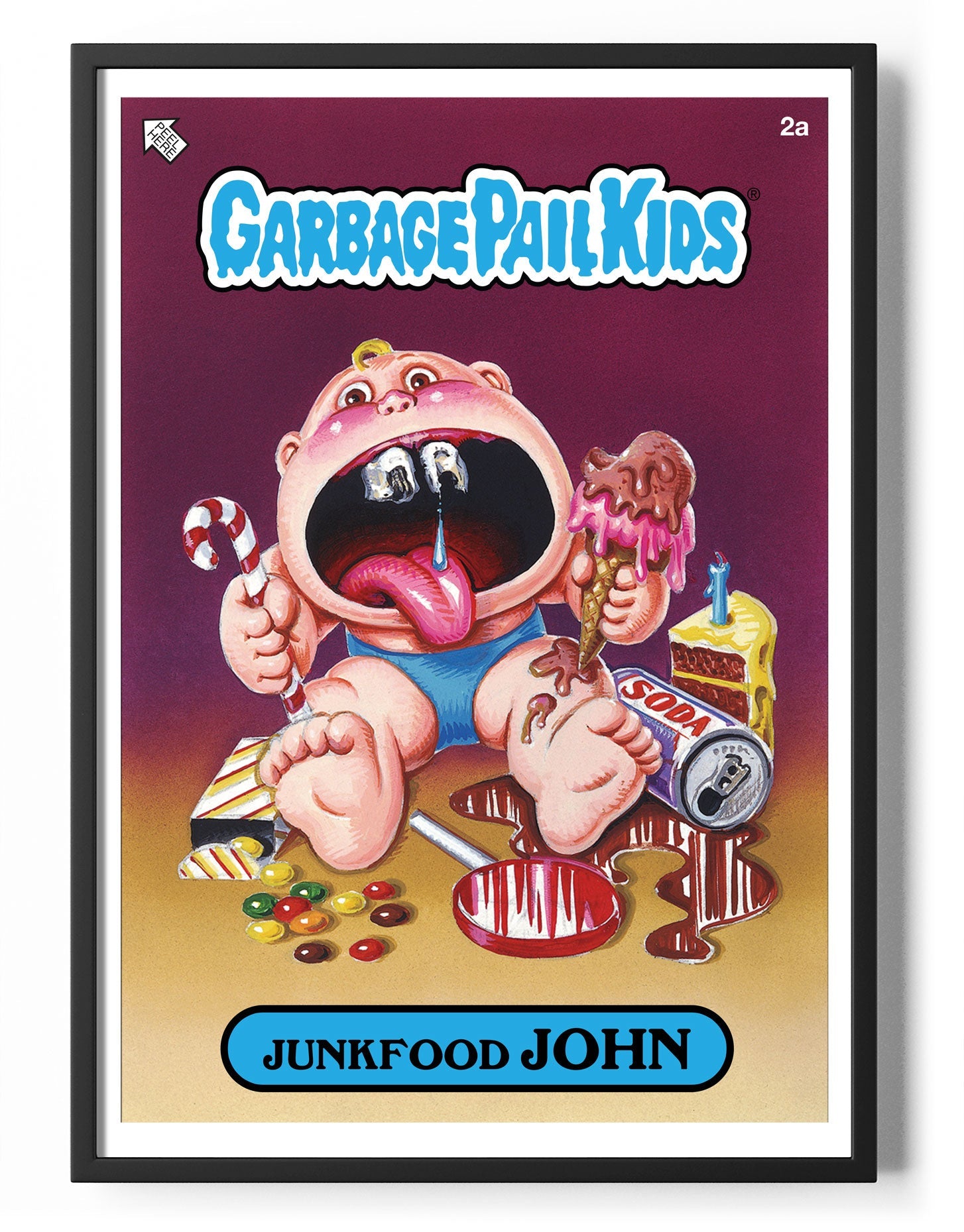 Garbage Pail Kids - Junkfood John Poster Posters fra Garbage Pail Kids