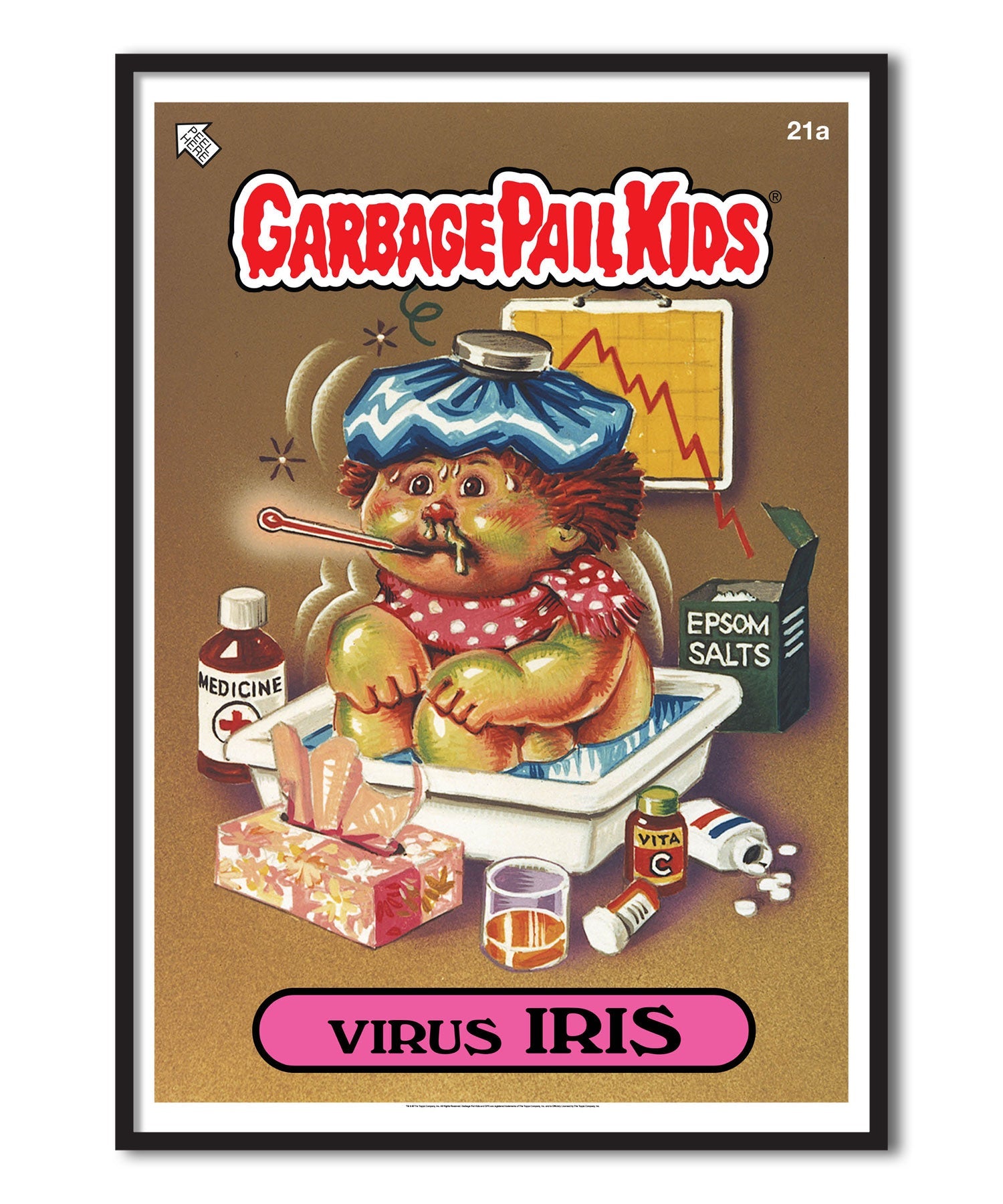 Garbage Pail Kids - Virus Iris Poster Posters fra Garbage Pail Kids