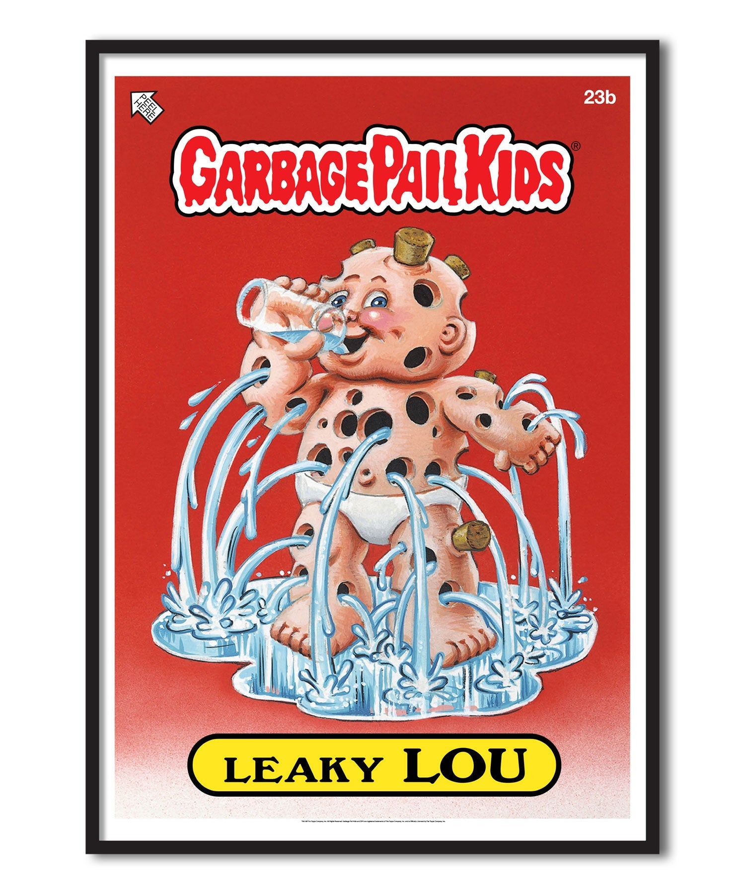 Garbarge Pail Kids - Leaky Lou Poster Posters fra Garbage Pail Kids
