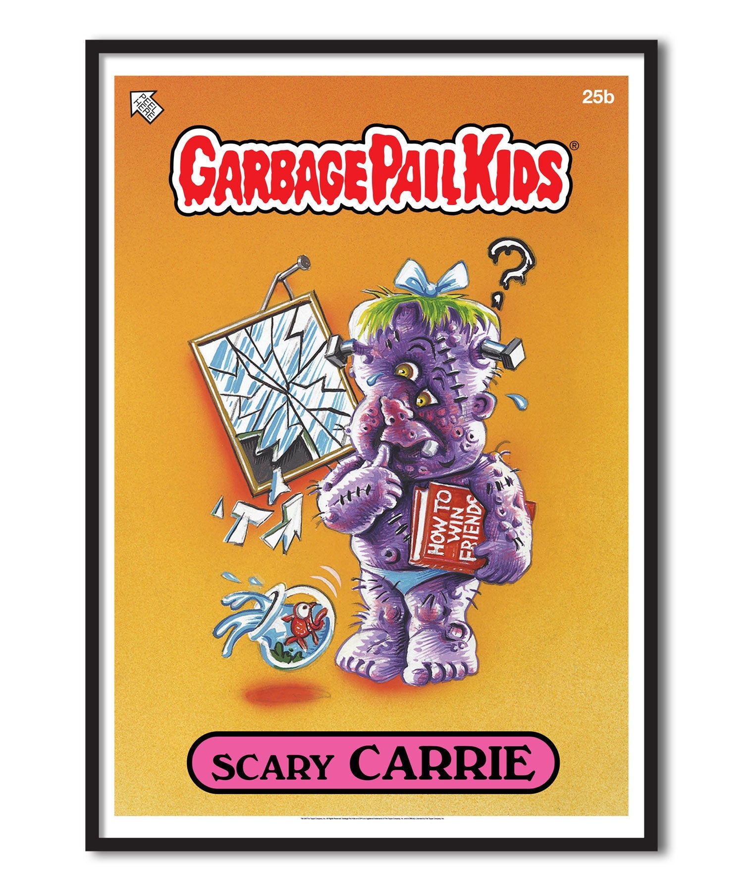 Garbage Pail Kids - Scary Carrie Poster Posters fra Garbage Pail Kids