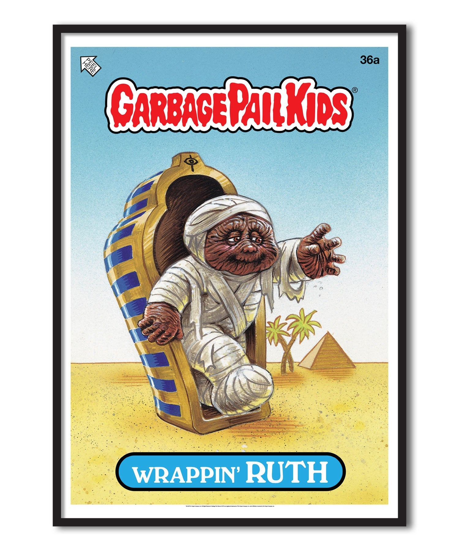 Garbage pail Kids - Wrappin' Ruth Poster Posters fra Garbage Pail Kids