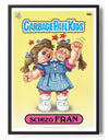 Garbage Pail Kids - Schizo Fran Poster Posters fra Garbage Pail Kids