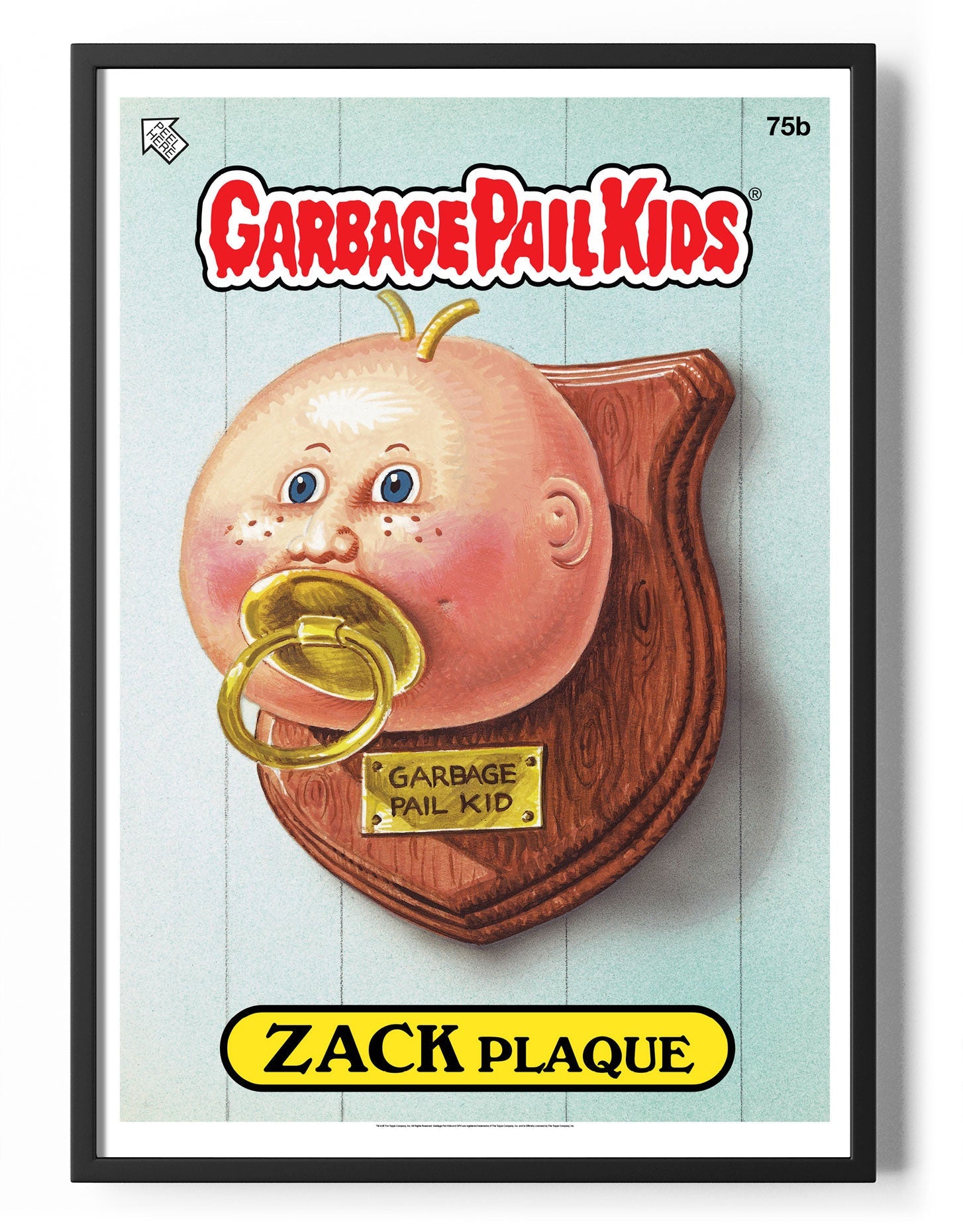 Garbage Pail Kids - Zack Plaque Poster Posters fra Garbage Pail Kids