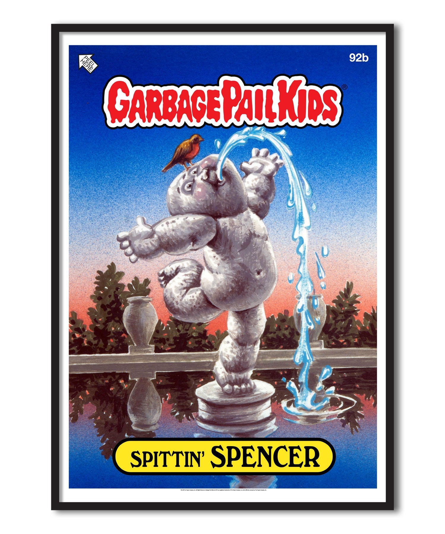 Garbage Pail Kids - Spittin' Spencer Poster Posters fra Garbage Pail Kids