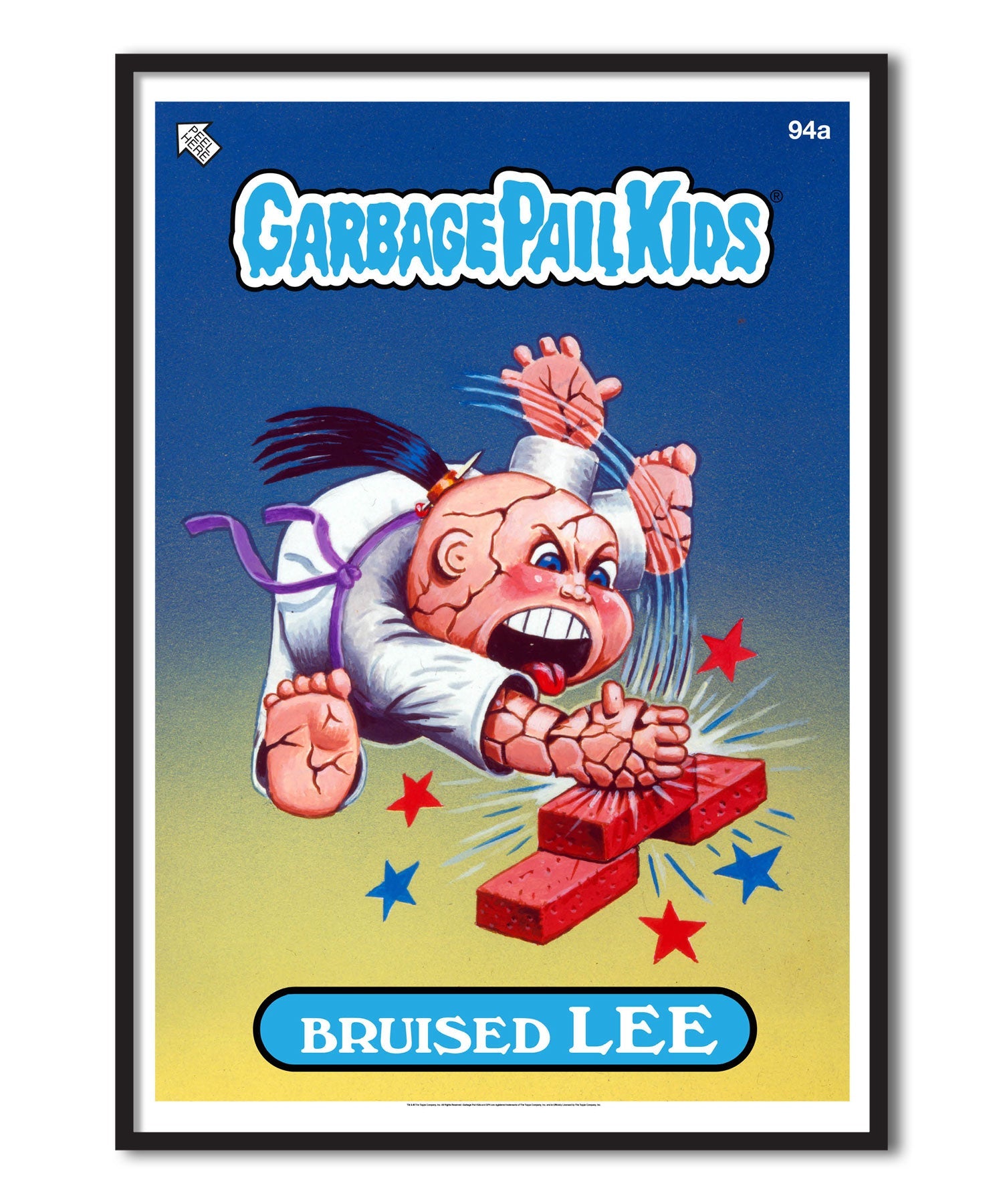 Garbage Pail Kids - Bruised Lee Poster Posters fra Garbage Pail Kids