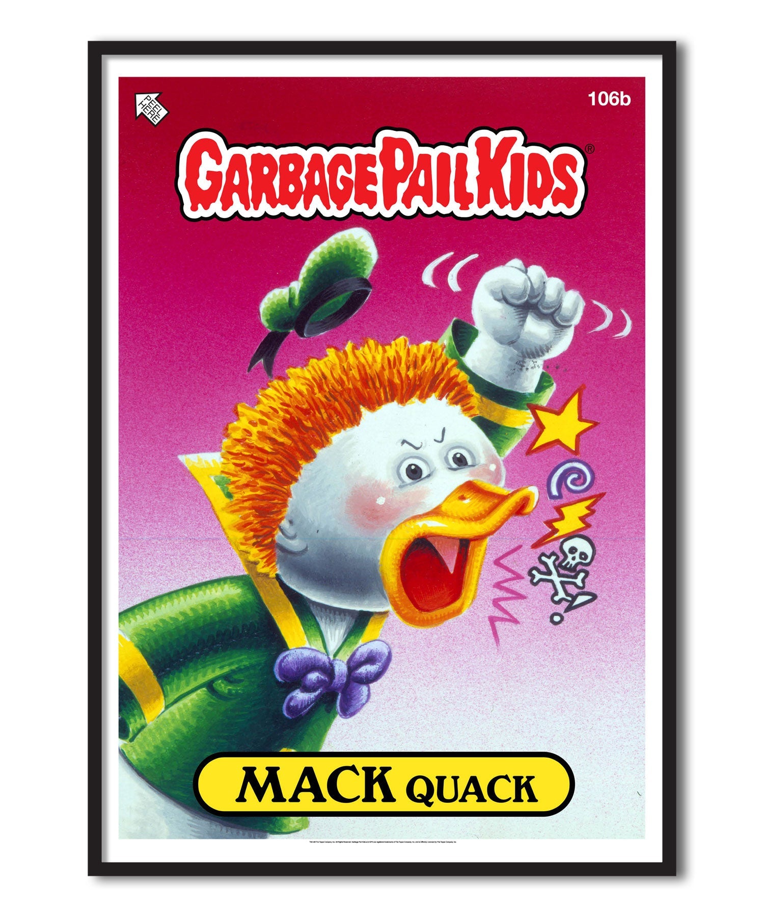 Garbage Pail Kids - Mack Quack Poster Posters fra Garbage Pail Kids