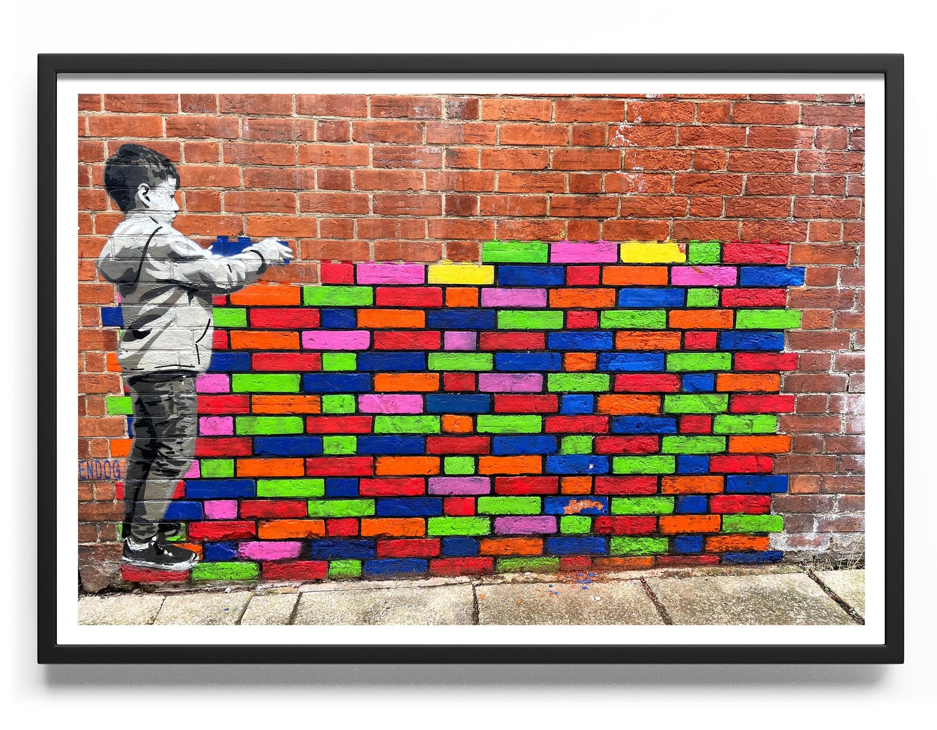 The Brick Wall Poster Posters fra Posters