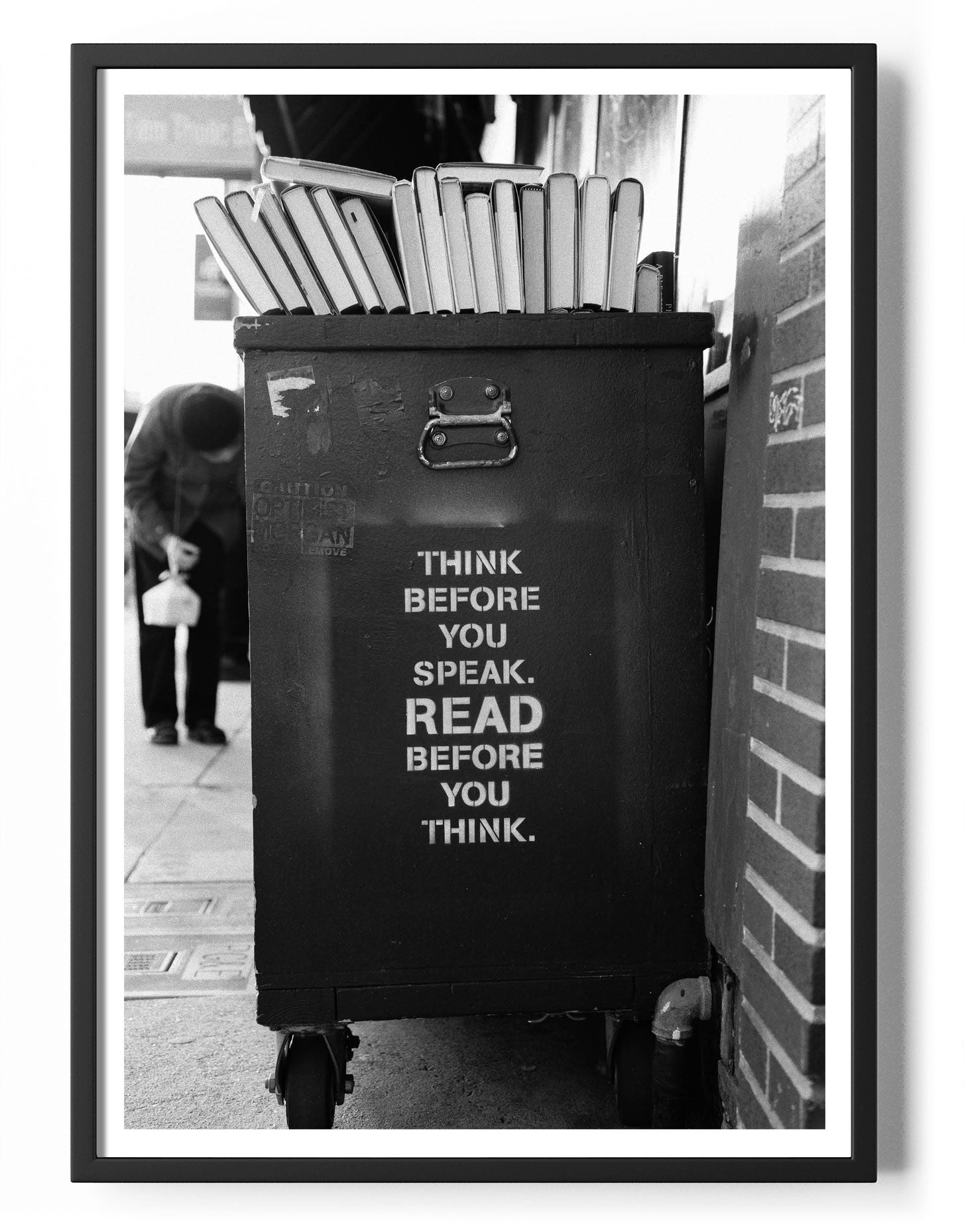 Think Before You Speak Poster Posters fra Posters