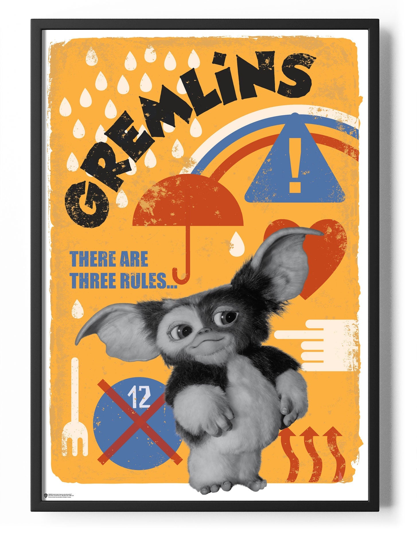 Gremlins Retro Poster Posters fra Gremlins