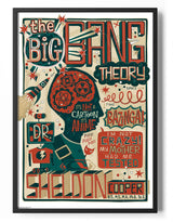 The Big Bang Theory Placard Poster Posters fra The Big Bang Theory