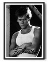 Footloose - Kevin Bacon BW Portrait Poster Posters fra Footloose