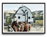 Gulstone - Ranch Oil Painting Poster Posters fra Gulstone