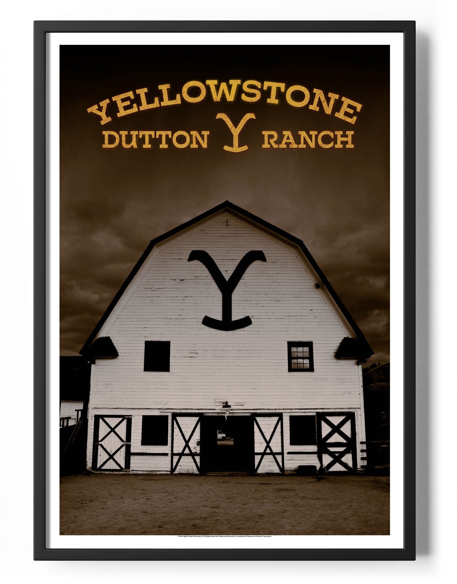 Gulstone - Dutton Ranch Barn Poster Posters fra Gulstone