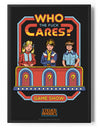 Who The F*ck Cares Game Show Poster Posters fra Steven Rhodes