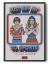 Just Say No To Sports Poster Posters fra Steven Rhodes