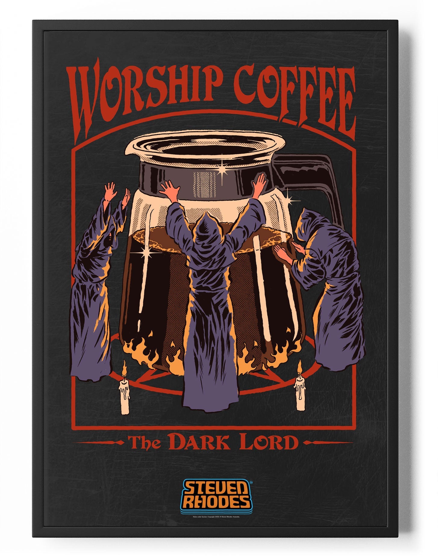 Worship Coffee Poster Posters fra Steven Rhodes