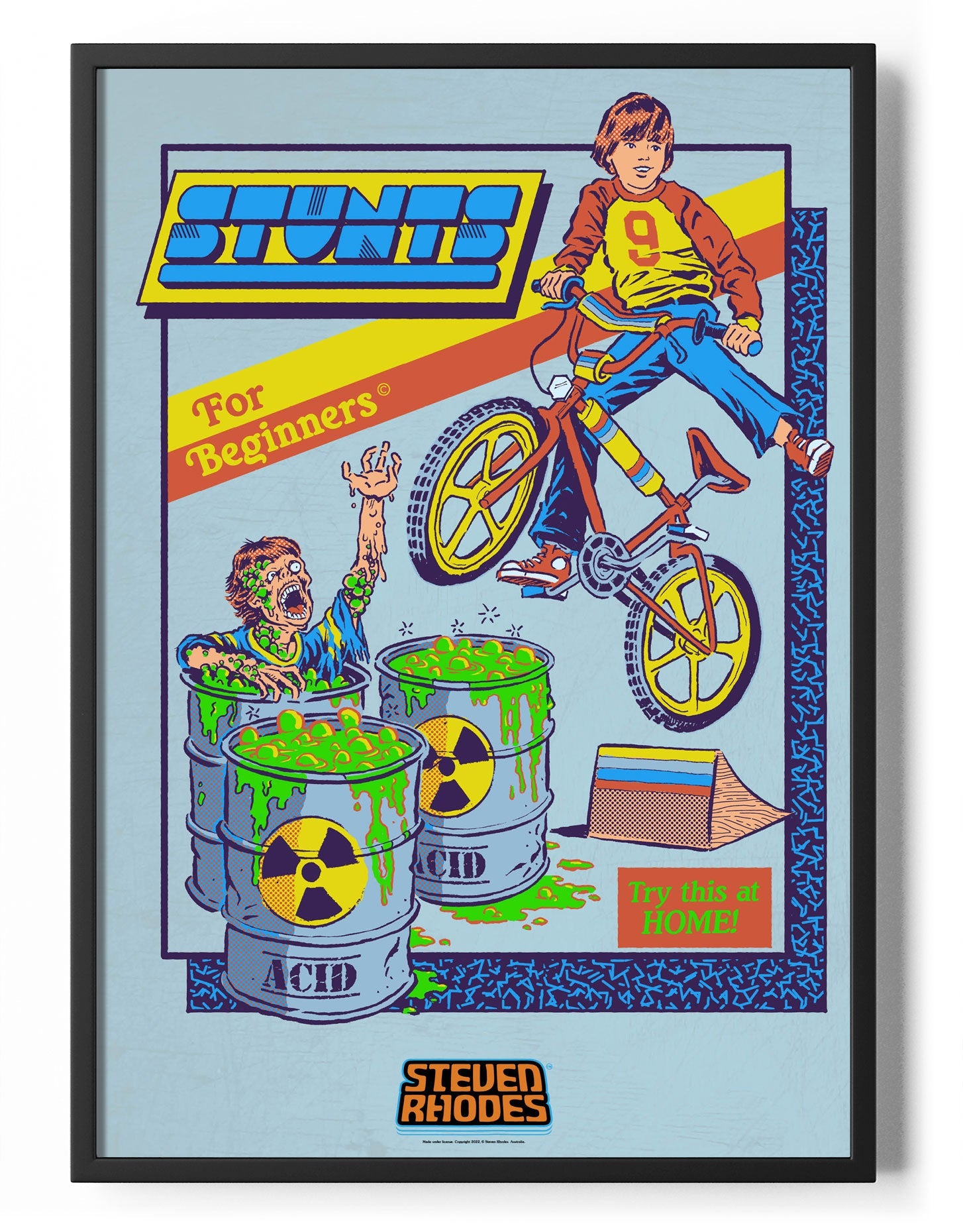 Stunts For Beginners Poster Posters fra Steven Rhodes