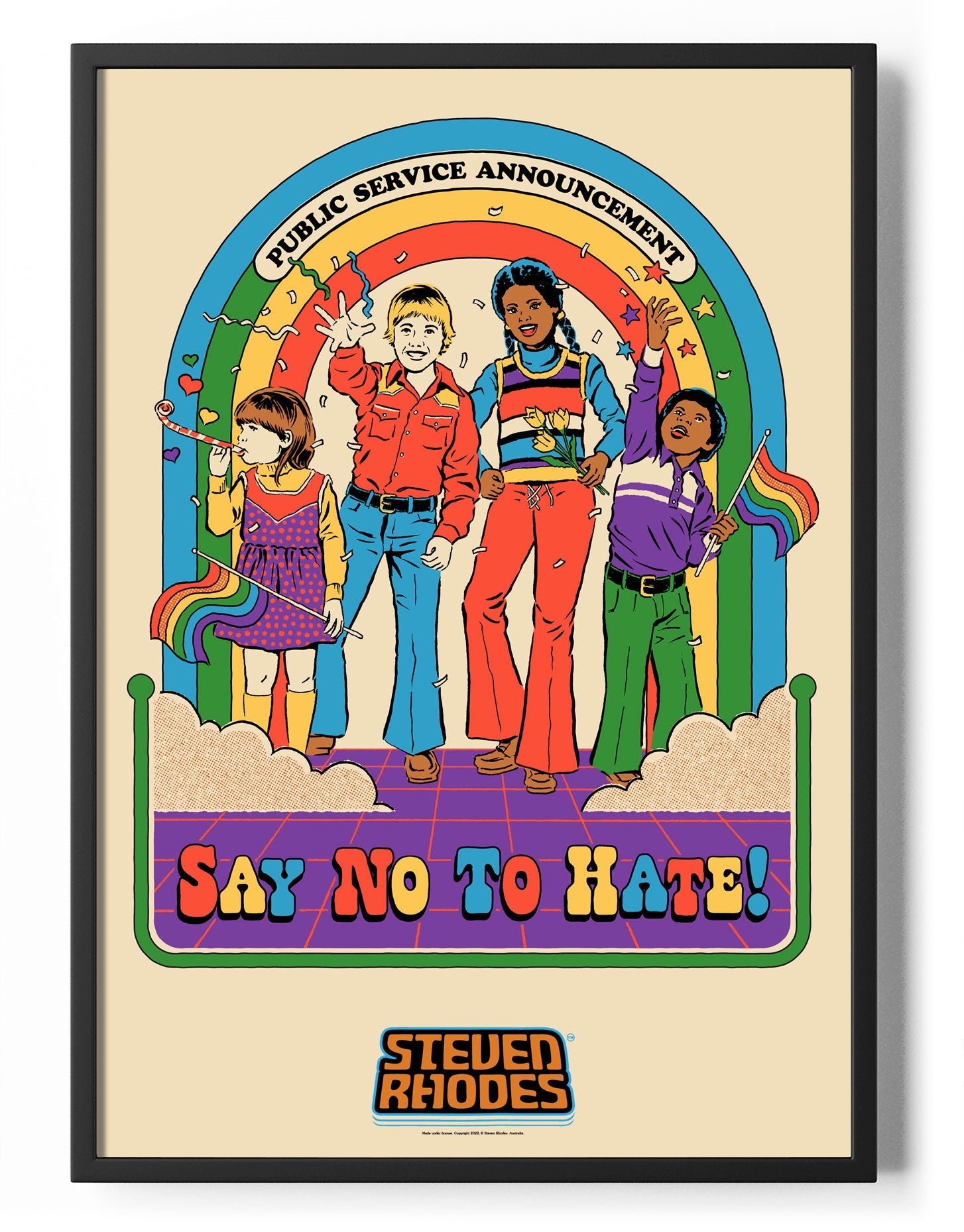 Say No To Hate Poster Posters fra Steven Rhodes