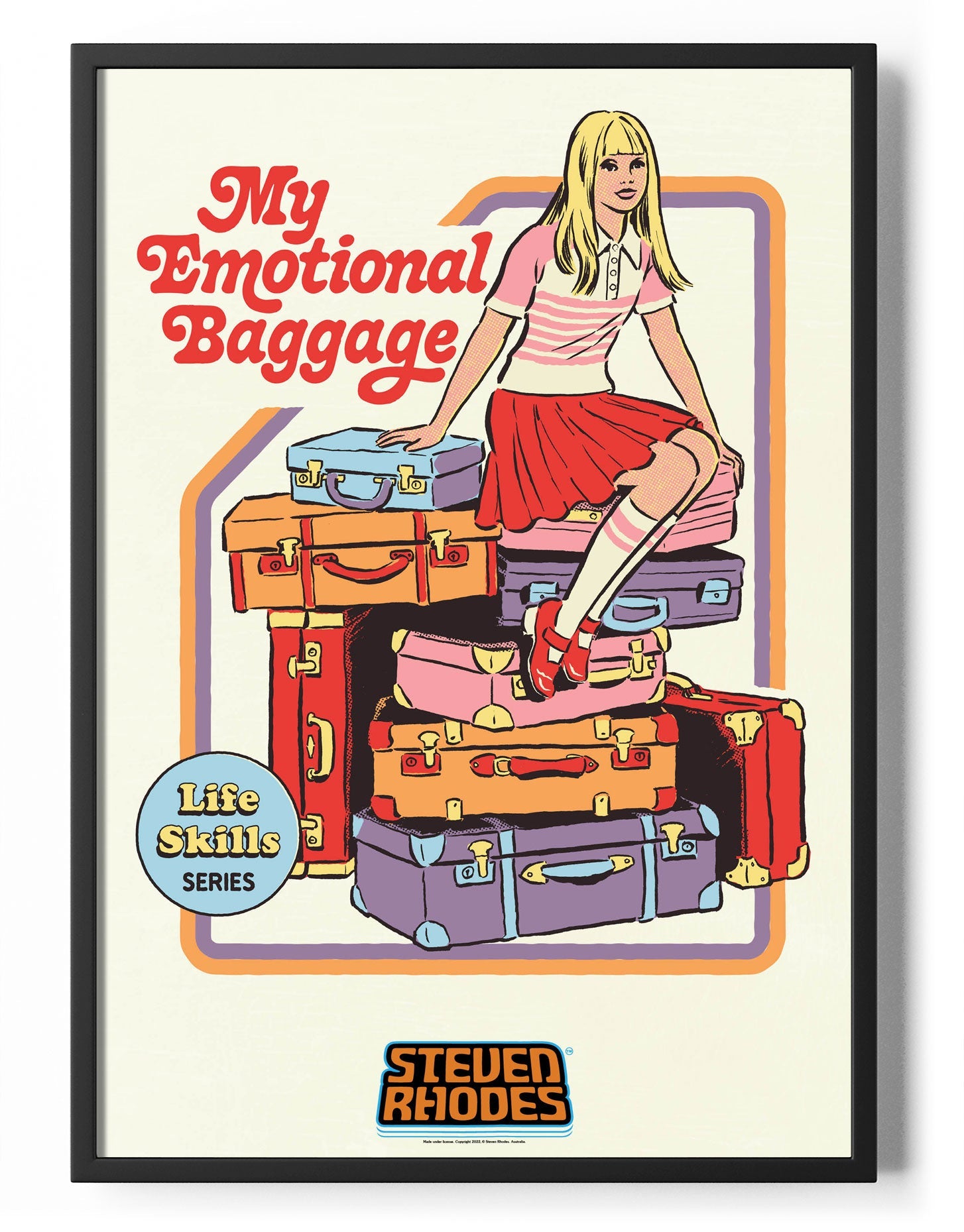 My Emotional Baggage Poster Posters fra Steven Rhodes