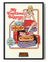 My Emotional Baggage Poster Posters fra Steven Rhodes