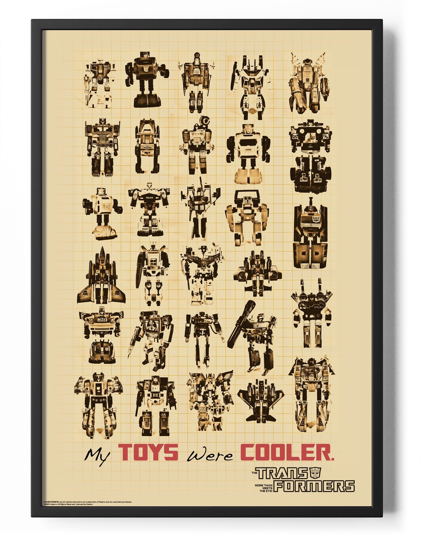My Toys Were Cooler T-Shirt Posters fra Transformers