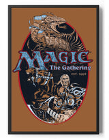 Magic the Gathering - Sort Knight Poster Posters fra Magic the Gathering