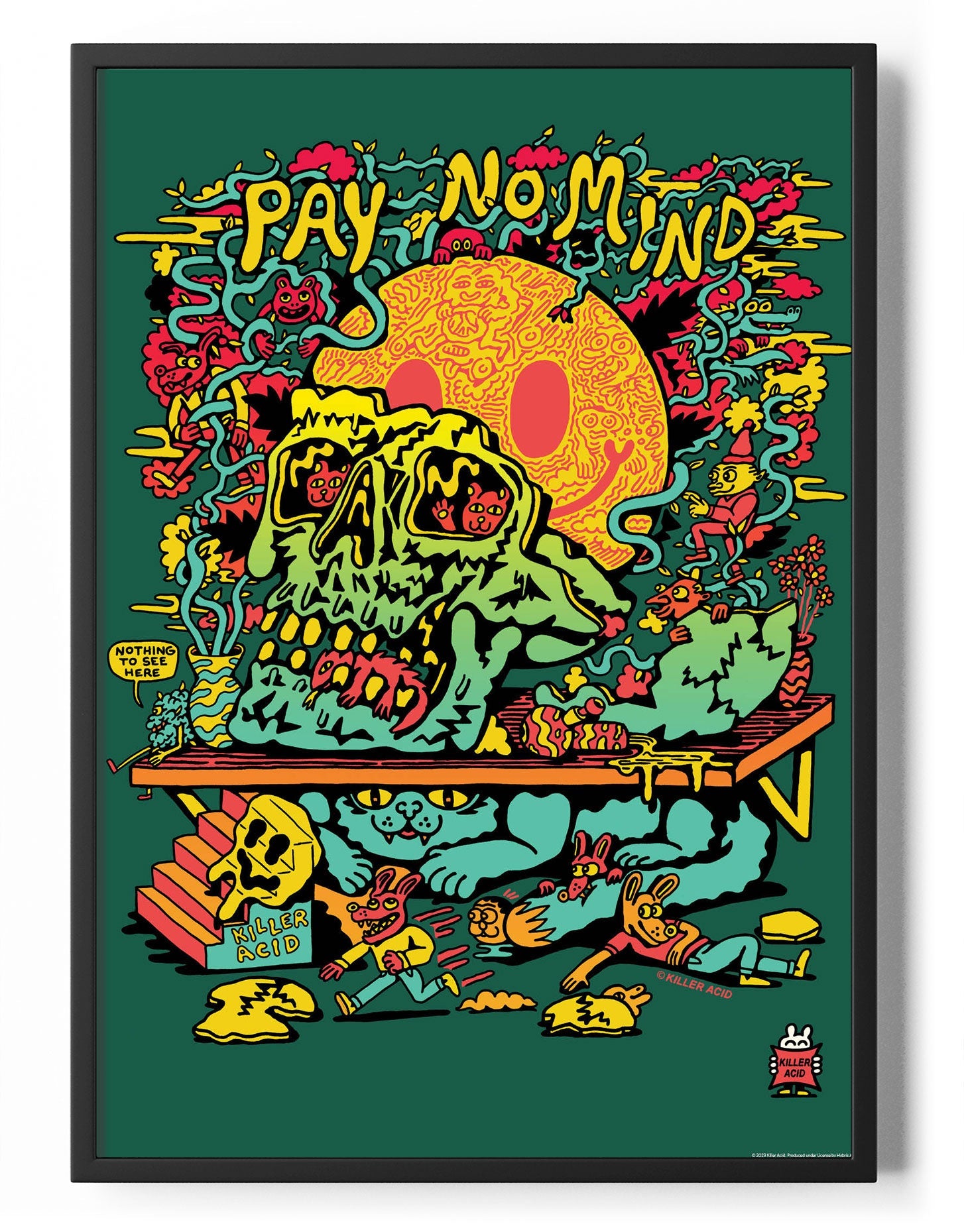 Killer Acid - Pay No Mind Poster Posters fra Killer Acid