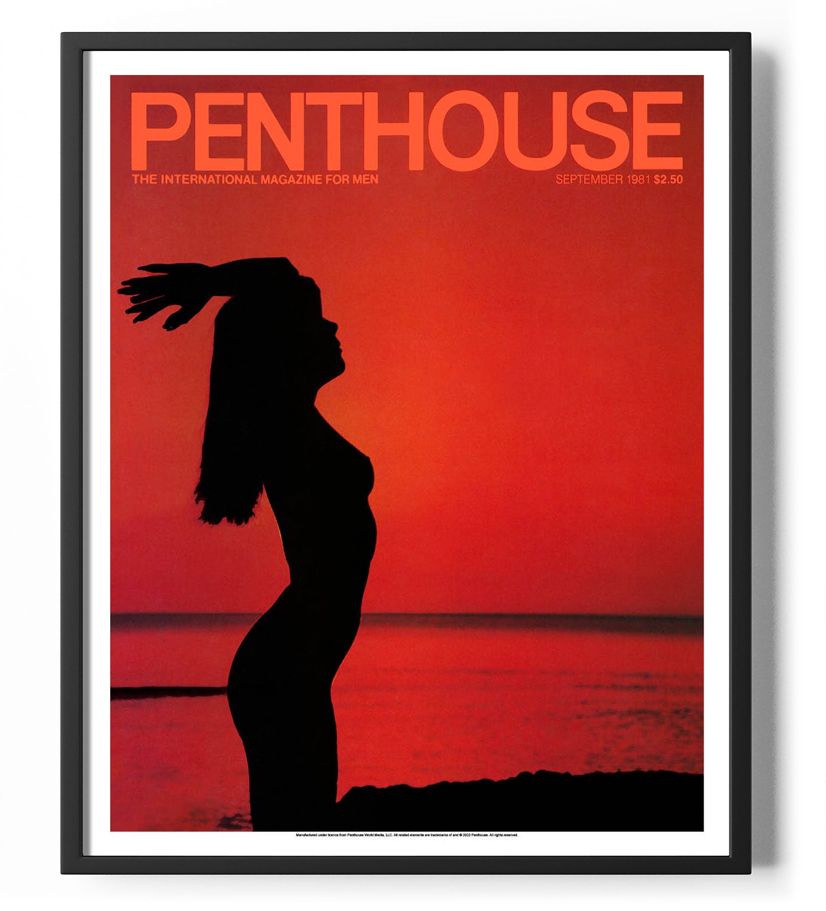 Penthouse Magazine September 1981 Cover Poster Posters fra Penthouse