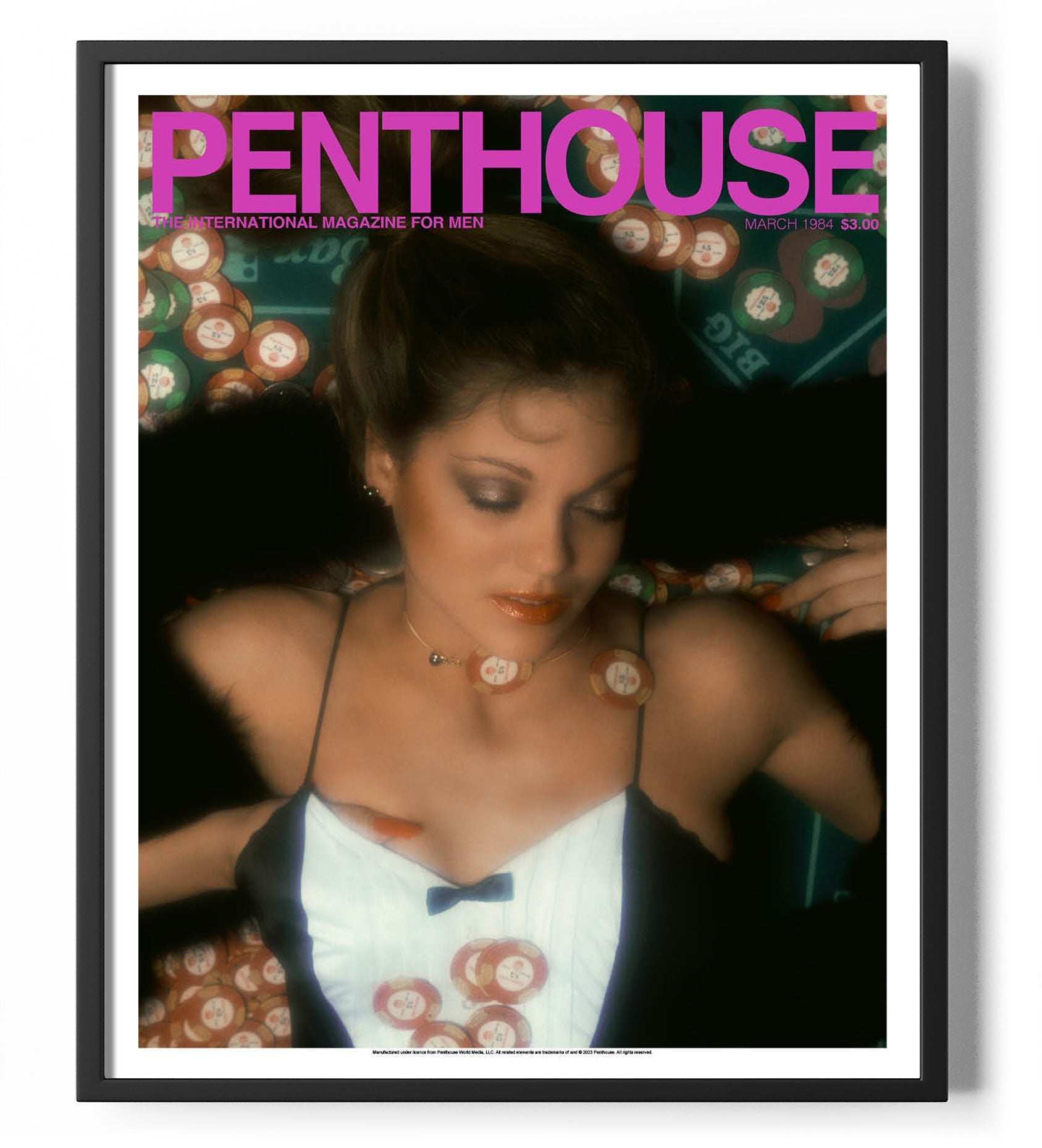 Penthouse Magazine March 1984 Cover Poster Posters fra Penthouse