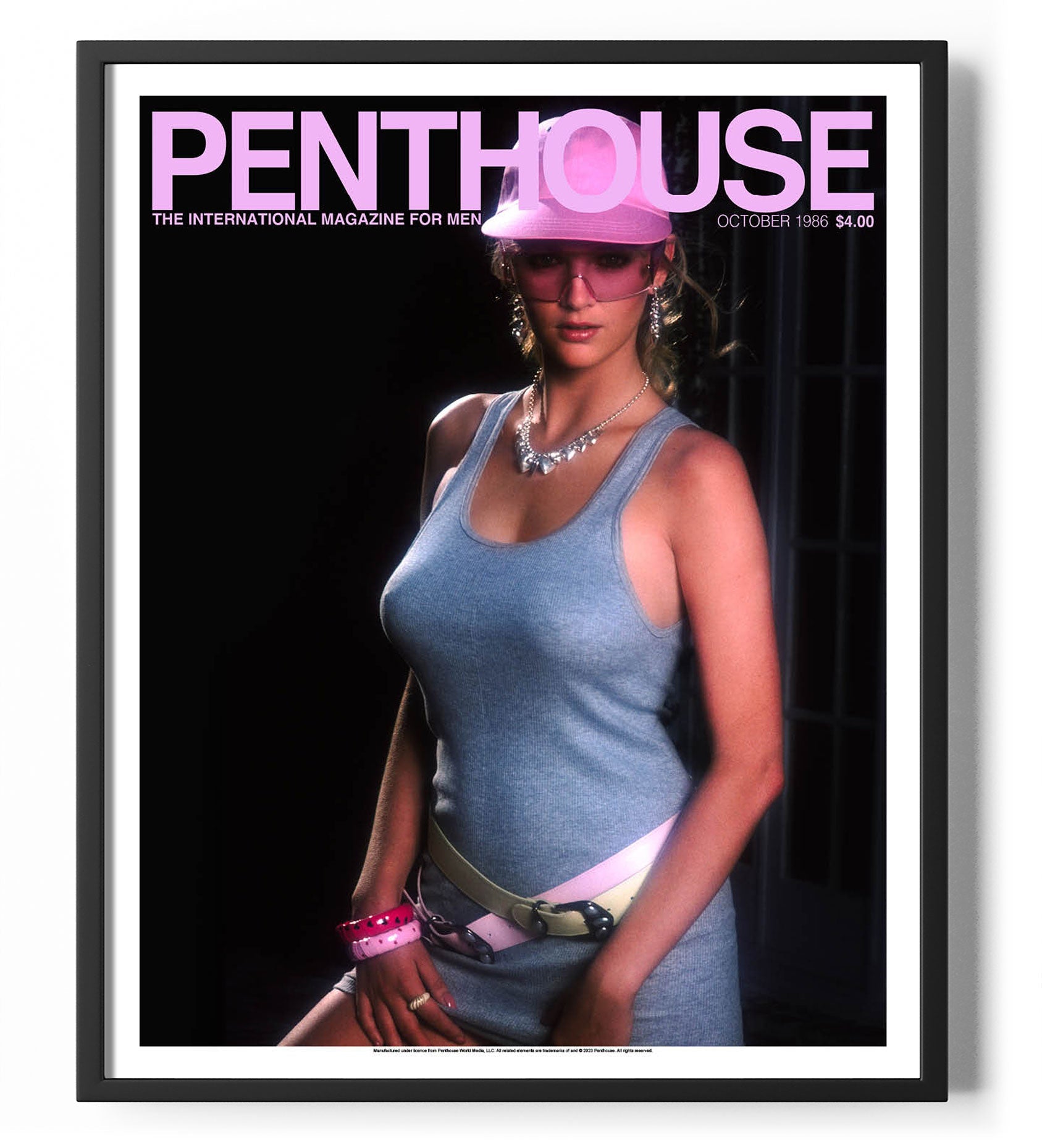 Penthouse Magazine October 1986 Cover Poster Posters fra Penthouse
