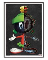The Anatomy of Marvin The Martian Poster Posters fra Looney Tunes