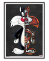 The Anatomy Of Sylvester Poster Posters fra Looney Tunes