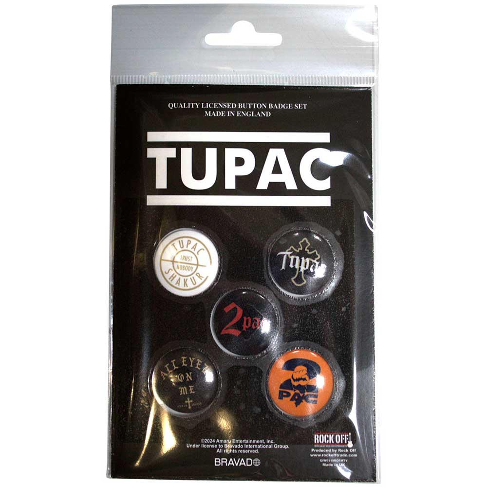Tupac: All Eyez On Me Button Badge Pack