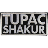 Tupac: Text Logo Patch – officielt merchandise
