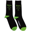Tupac: Green Cross Ankle Socks