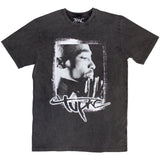 Tupac: Spray Photo Stone Wash T-Shirt (Stone Wash)