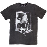 Tupac: Spray Photo Stone Wash T-Shirt (Wash)