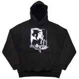 Tupac: Spray Photo Stone Wash Pullover Hoodie (Wash)