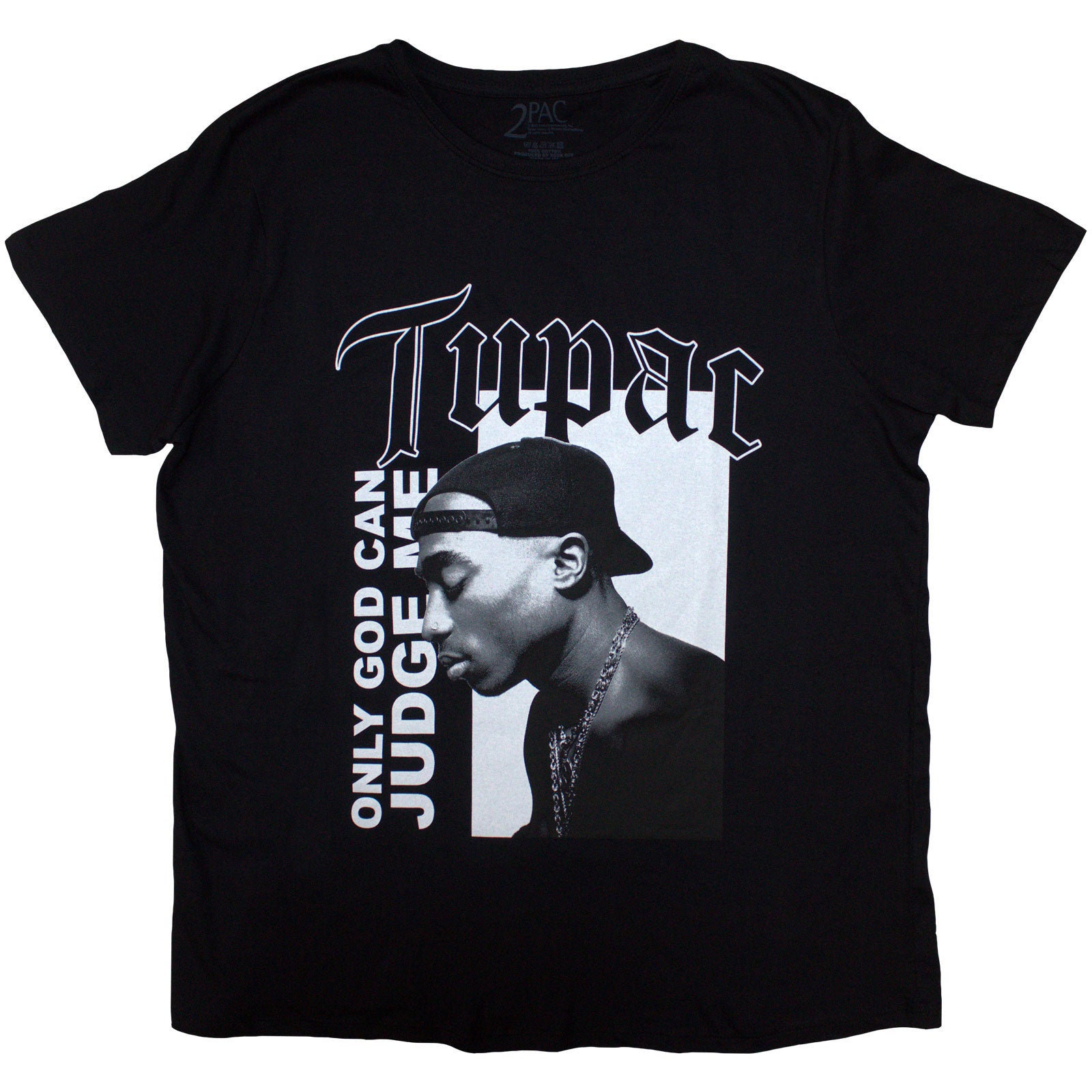 Tupac: Only God Text T-shirt – officielt merchandise