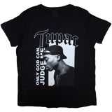 Tupac: Only God Text T-shirt – officielt merchandise