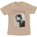 Tupac: Only God (Sand) T-shirt – officielt merchandise