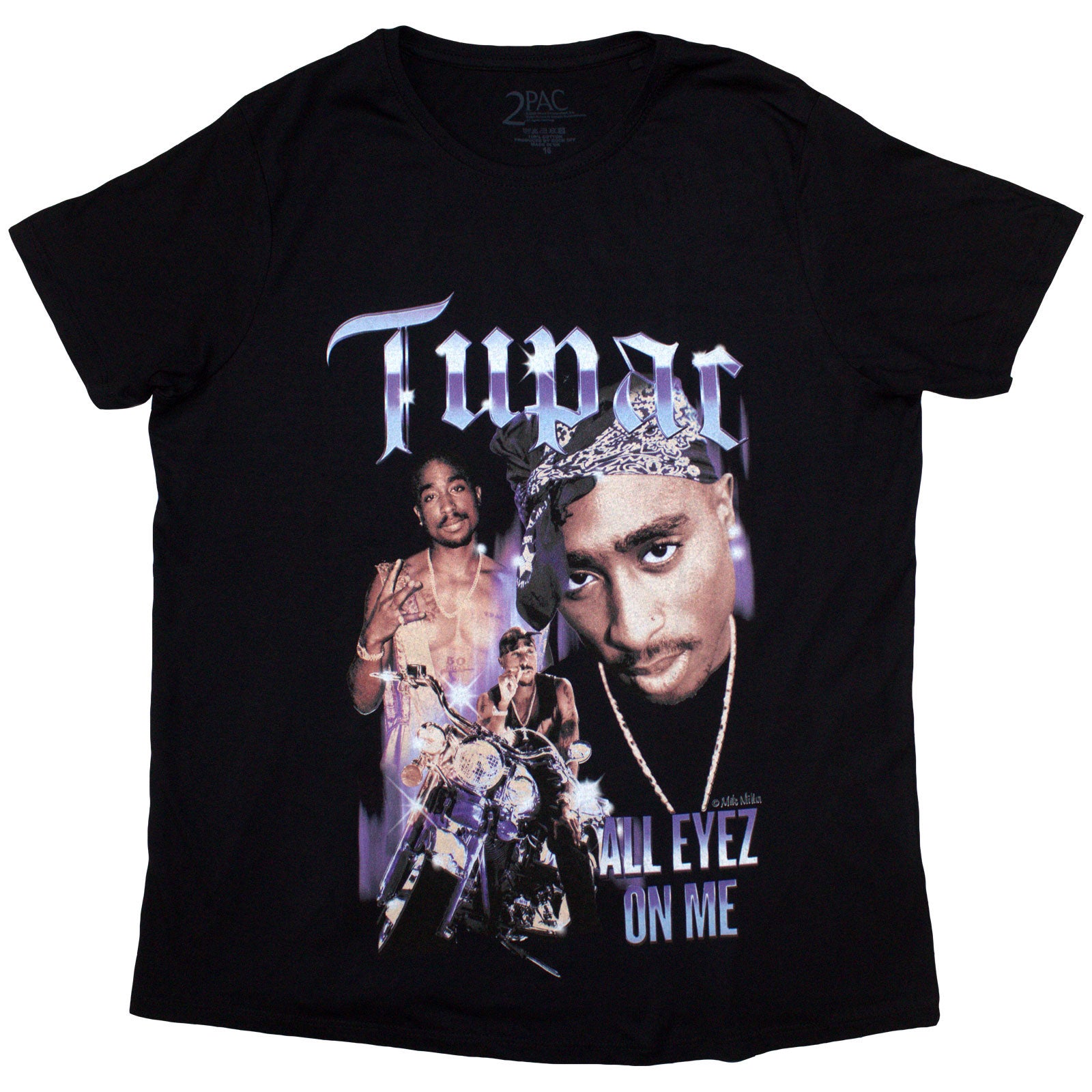 Tupac: All Eyez Blue Homage T-shirt – officielt merchandise