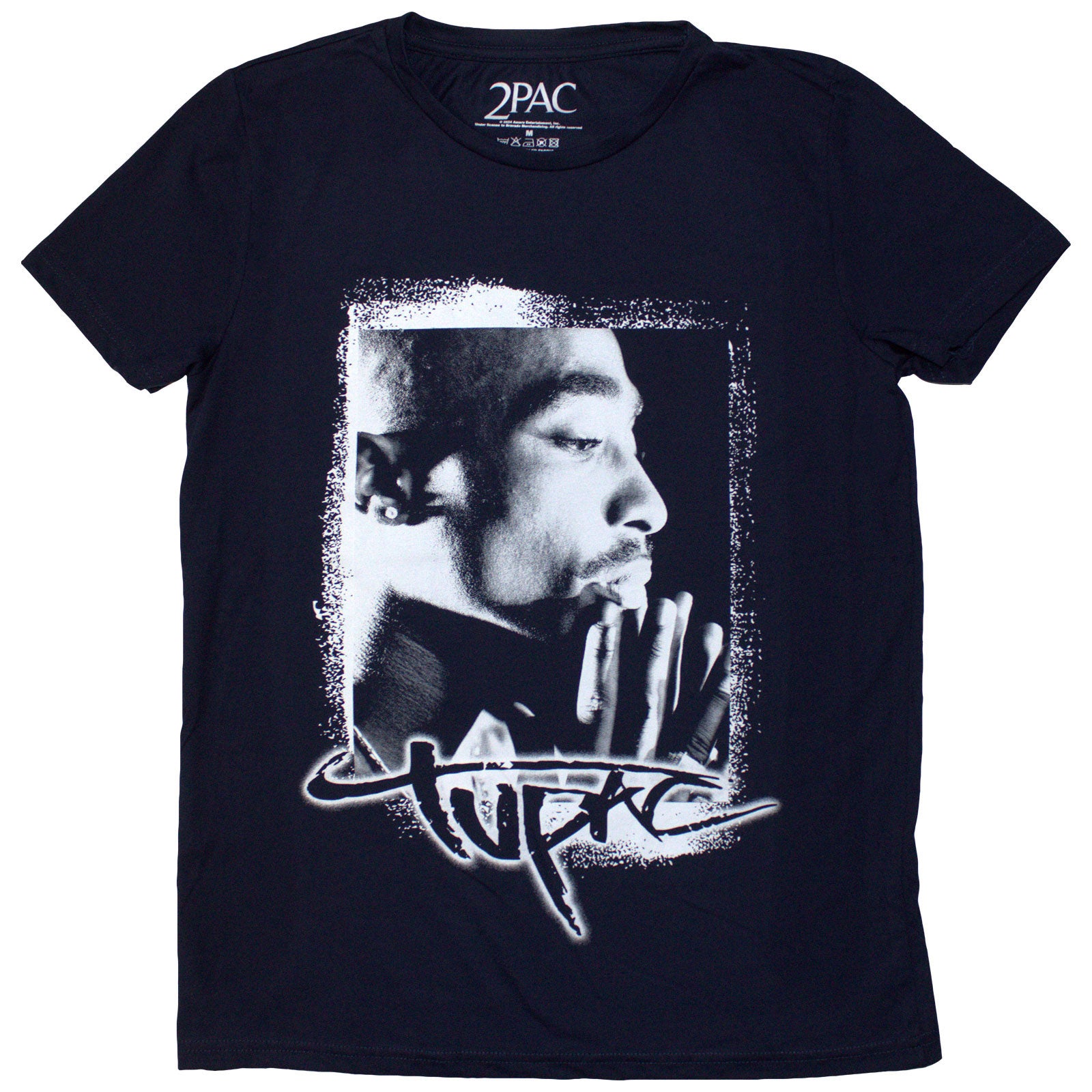 Tupac: Spray Photo T-Shirt (Kvinder)