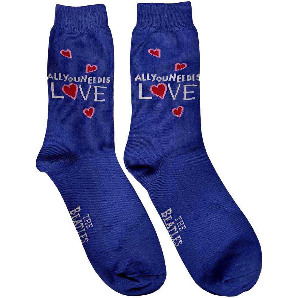 The Beatles: All You Need Is Love (UK Size 7 - 11) Strømper – officielt merchandise