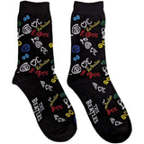 The Beatles: Love (Dark Blue) (UK Size 7 - 11) Strømper – officielt merchandise