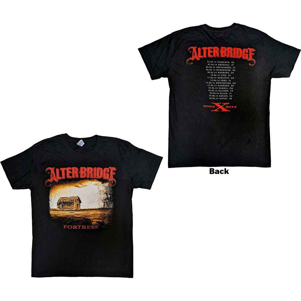 Alter Bridge: Fortress 2014 Tour Dates T-Shirt